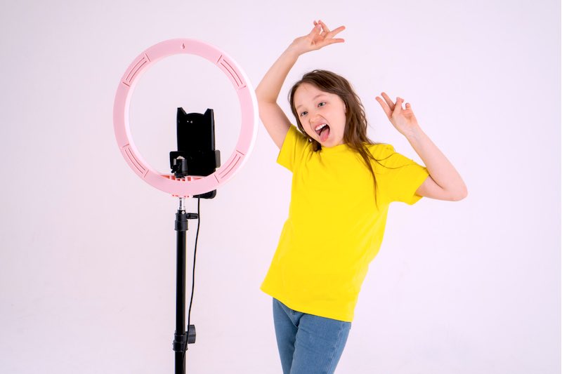 Selfie Ring Light With Cell Phone Holder