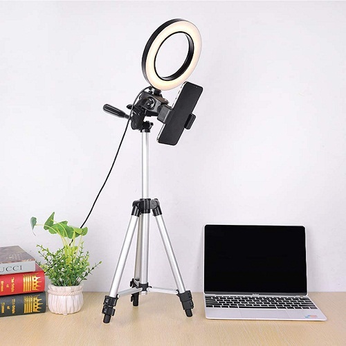 WongPing 5.7-Inch Ring Light With Tripod Stand