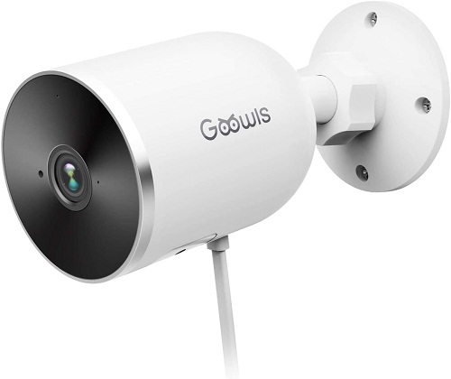 6) GOOWLS SECURITY CAMERA OUTDOOR