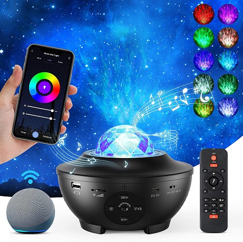 Galaxy Projector Star Projector with Music Speaker