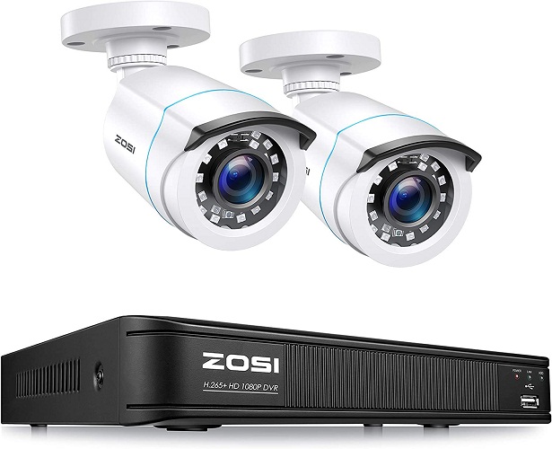 ZOSI H.265+ 4ZM-106W2-00-US Home Security Camera System