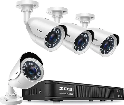 ZOSI H.265+ Full 1080p Home Security Camera System Outdoor Indoor