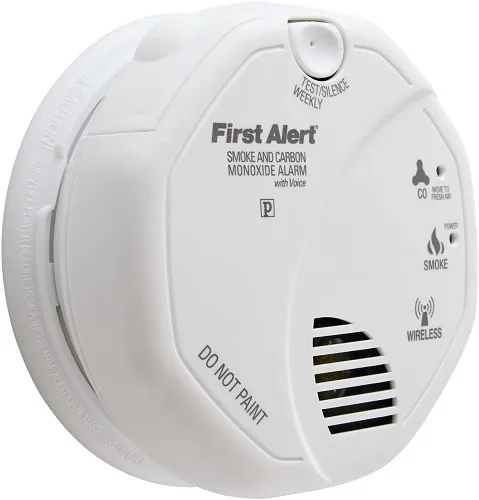 First Alert SCO500B Wireless Interconnected Photoelectric Smoke and Carbon Monoxide Combo Alarm