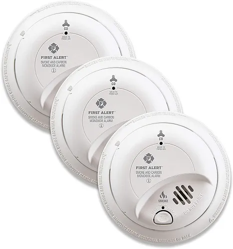 FIRST ALERT BRK SC9120B-3 Hardwired Smoke and Carbon Monoxide (CO) Detector