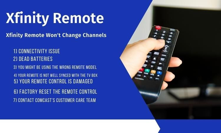Xfinity Remote Won't Change Channels
