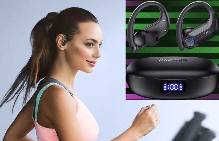 CAPOXO Wireless Earbuds Bluetooth 5.3 Headphones